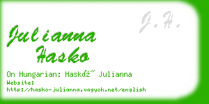 julianna hasko business card